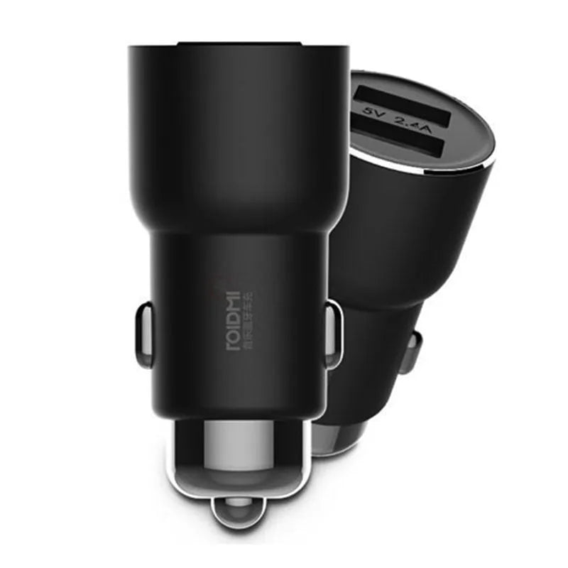Black Ruimi 3S Music Bluetooth Car Charger with USB output for vehicle mobile device charging
