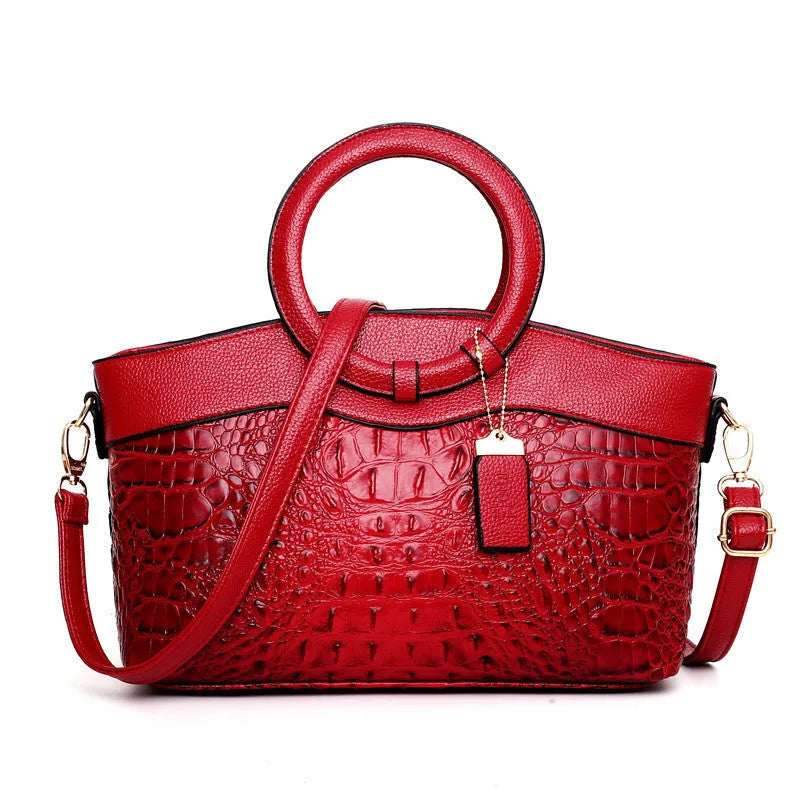 Casual fabric ladies handbag with zipper compartments in multiple colour options