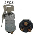 Pure copper vehicle ignition switch with key for trucks, forklifts and agricultural machinery