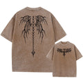 Men's oversized loose fit cotton t-shirt with drop-shoulder short sleeves in various colours