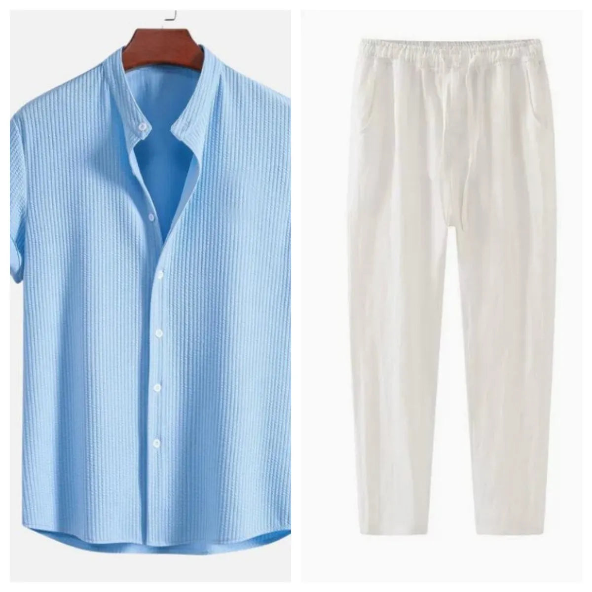Mens loose short sleeve shirt in multiple colours with Asian sizing options