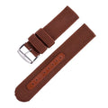 Canvas NATO watch band in black, 1.4mm thick, for outdoor sports