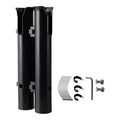 Motorcycle electric bicycle fishing rod rack with double-layer plastic frame construction