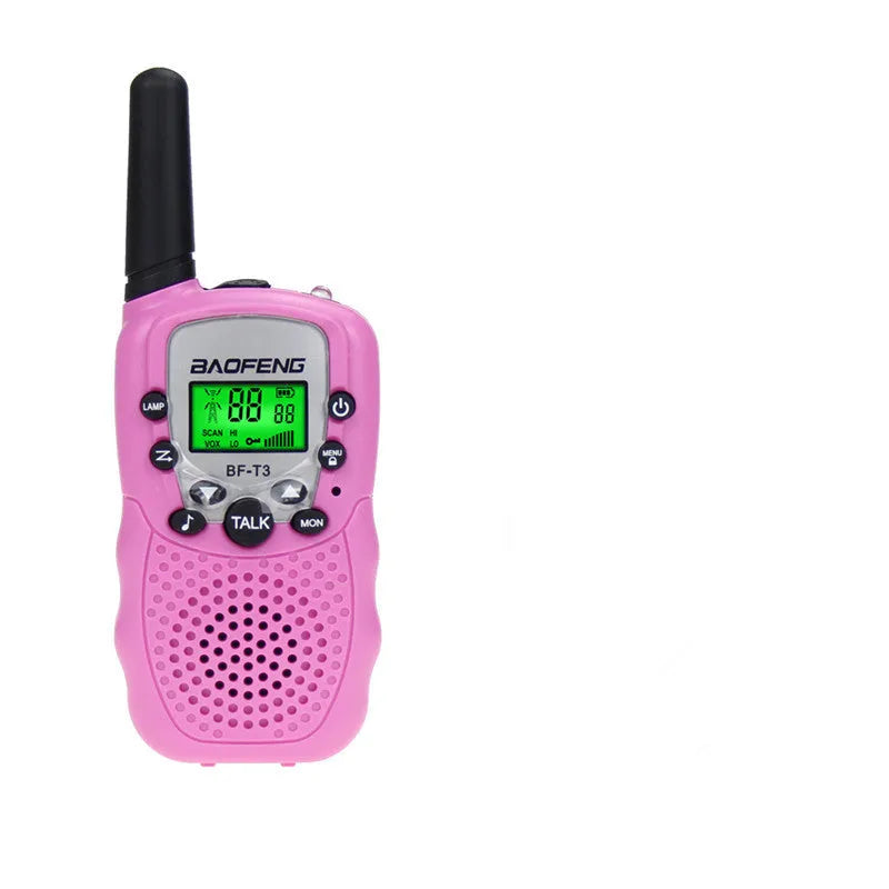 Child walkie talkie handheld radio set in choice of colours with 22 channels