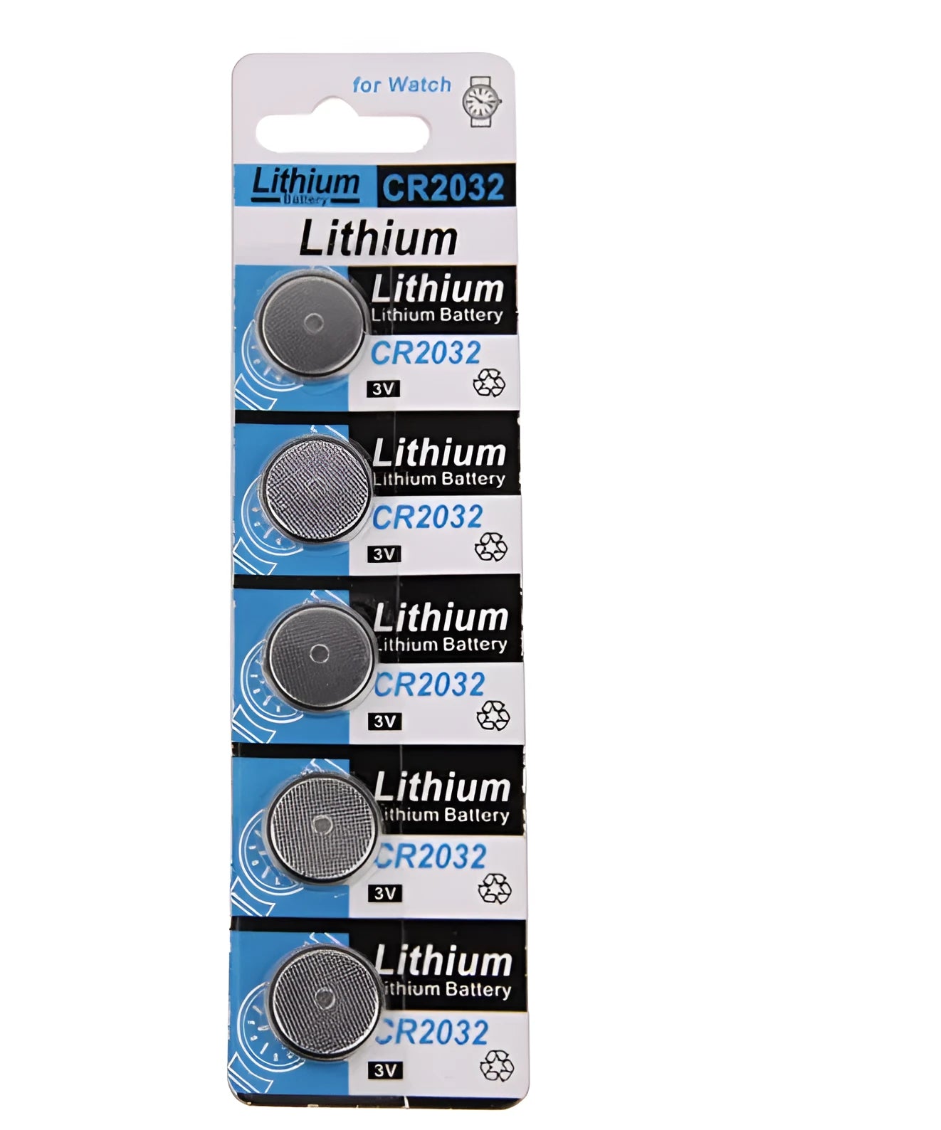 CR2032 lithium button battery pack for weight scales and remote controls