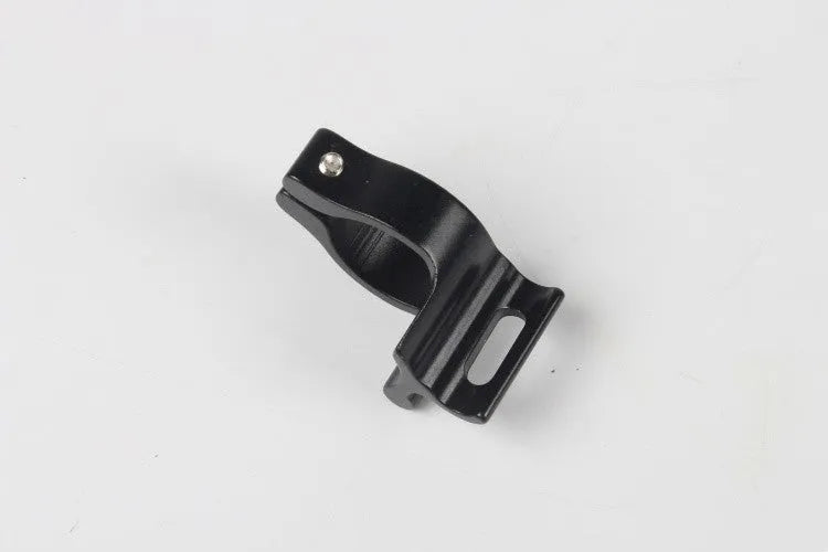 Black aluminium alloy vehicle clamp ring with 28.6mm diameter and steel frame construction