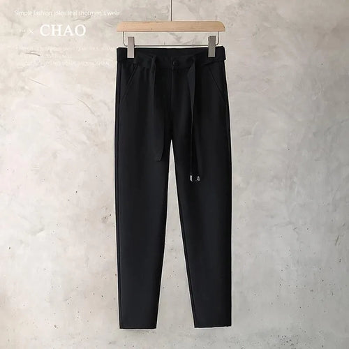 Boys slim straight wool trousers with tapered cut in black, white, dark grey or light grey