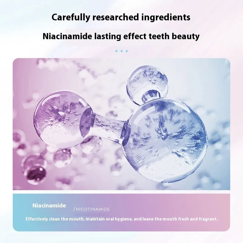 Nicotinamide dazzling white toothpaste 100g tube for adult oral care