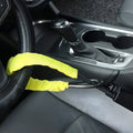 Red car steering wheel lock for General Motors vehicles with iron construction