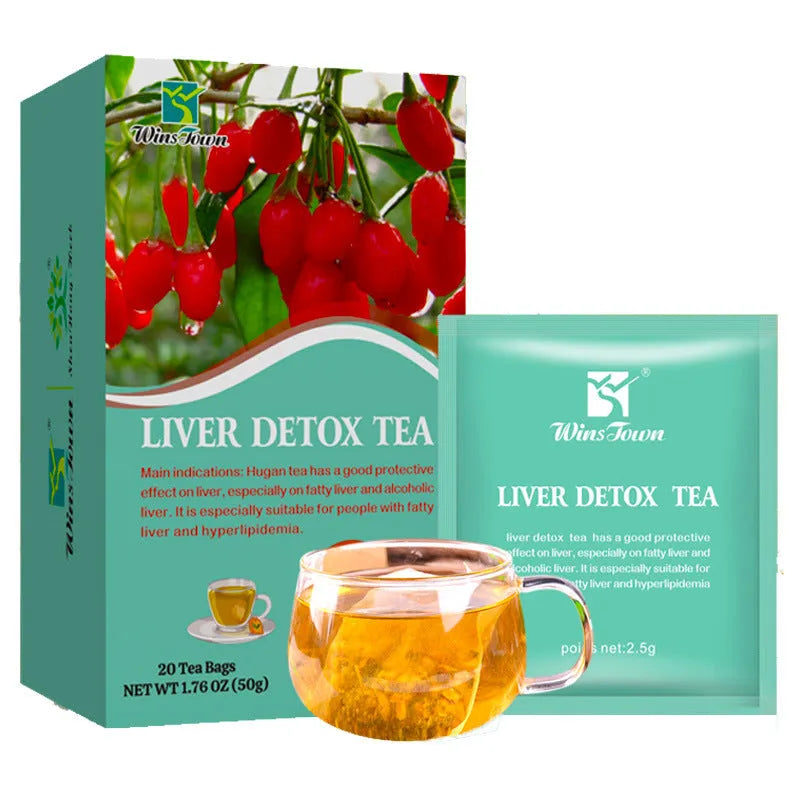 A box of herbal substitutional tea weighing 50g with medicine and food homology ingredients.