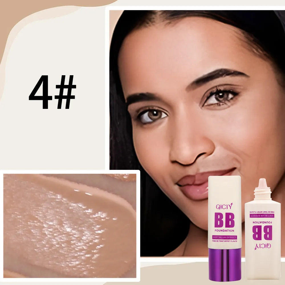 Feeding bottle BB cream foundation in liquid form with brightening properties