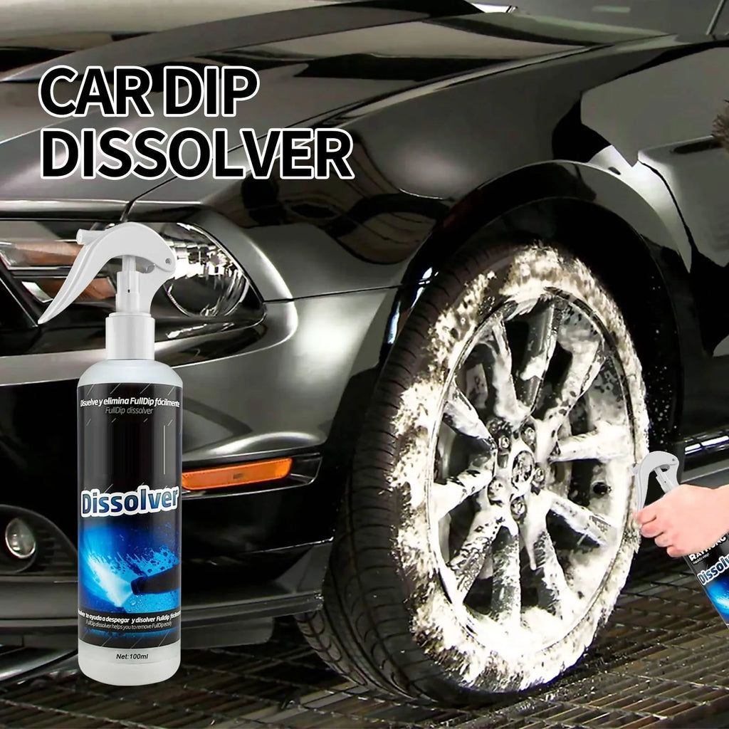 100ml bottle of car foam cleaning spray for paint polishing and seat stain removal