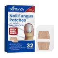 Box of 32 nail repair adhesive bandage patches for damaged or split fingernails.