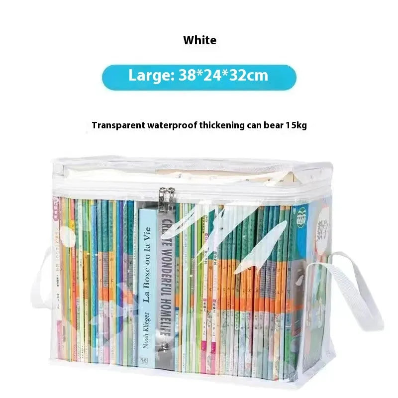 Large foldable PVC water buggy bag with transparent section showing 24 litre capacity