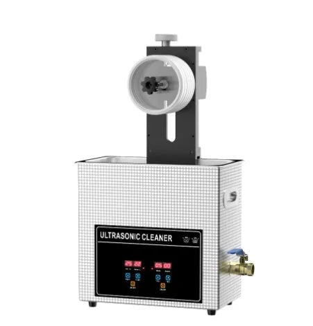 Ultrasonic disc cleaning machine with temperature control display and single slot holder