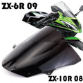 Blue and brown motorcycle windscreen for Kawasaki ZX-6R 636 and ZX-10R replacement