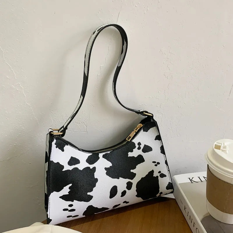 Korean style small square women's shoulder bag in PU material with crossbody strap