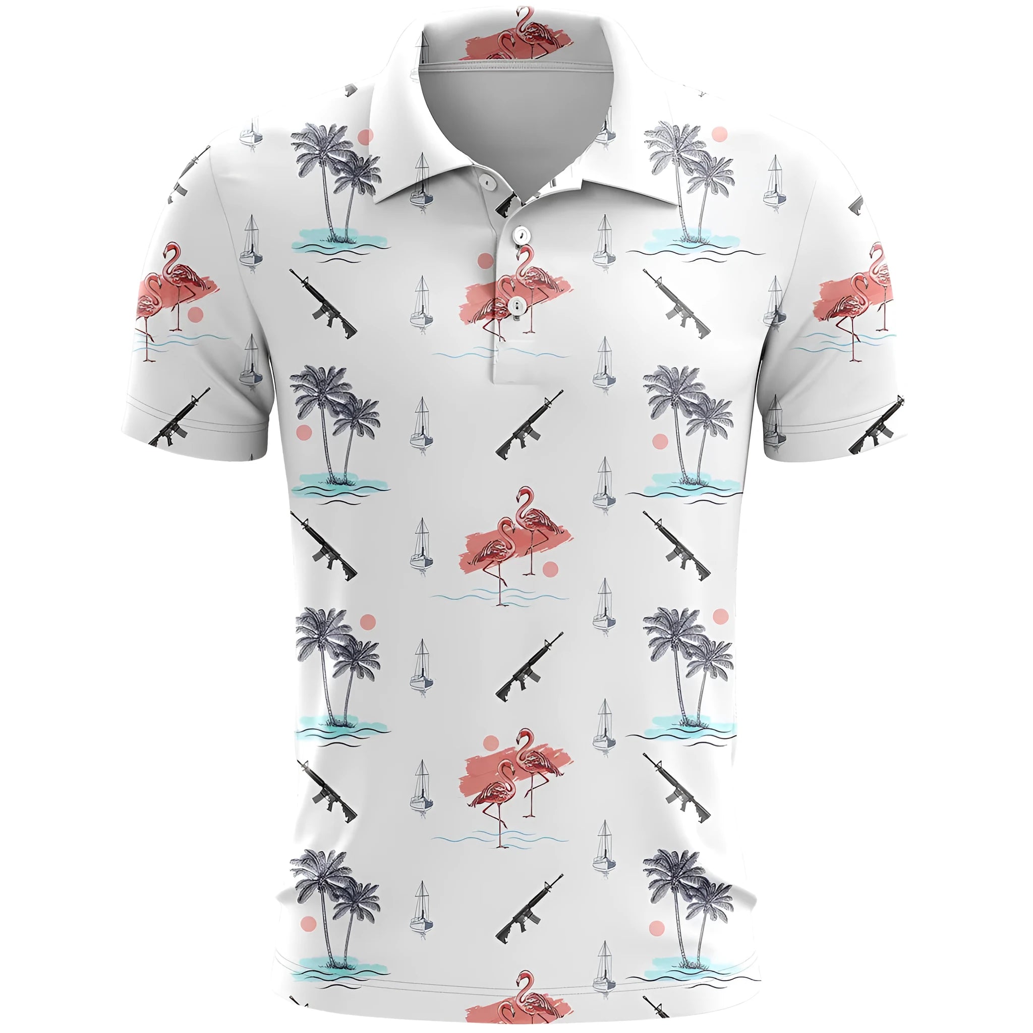 3D printed sports short sleeve T-shirt in polyester bird eye cloth with loose fit design