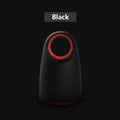 White or black silent USB mosquito killer with UV light for indoor use measuring 12x12x21.5 cm.