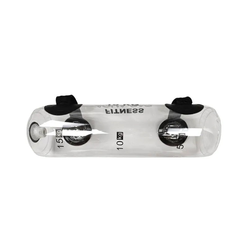 Transparent PVC water injection weight bag inflatable soft dumbbell for strength training