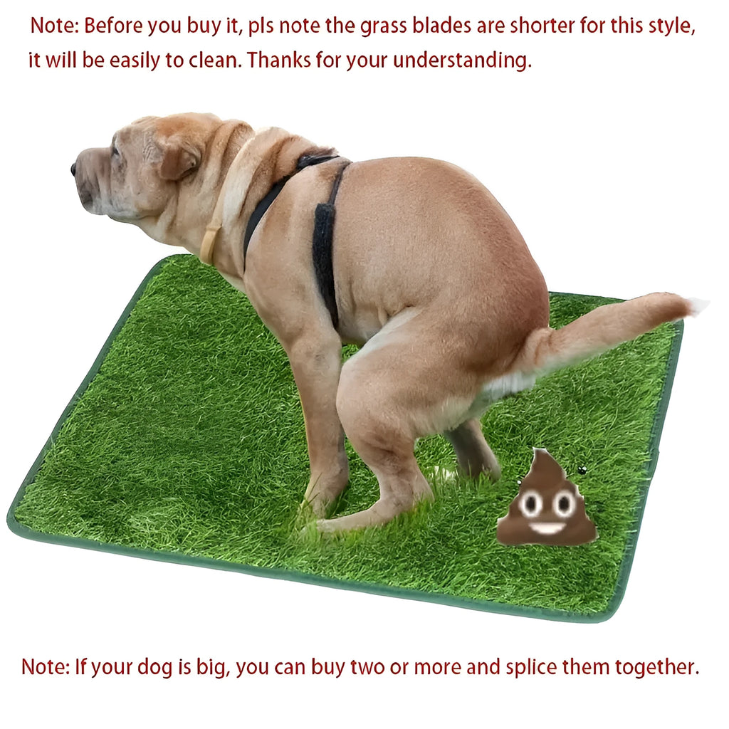 Artificial grass dog toilet mat for indoor pet training with three size options