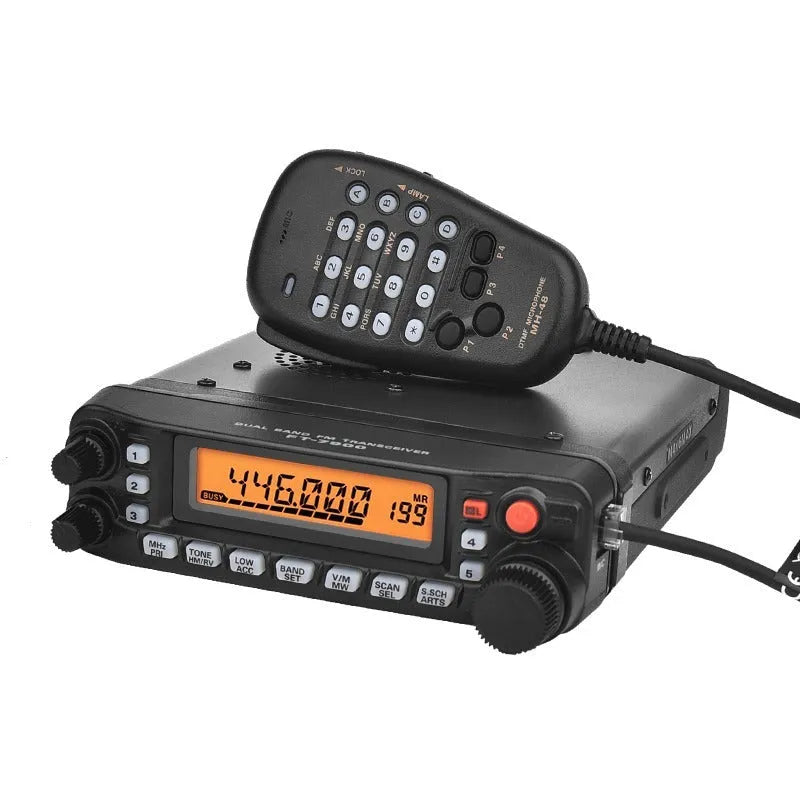 High-power car interphone for vehicle communication during self-driving tours and road trips