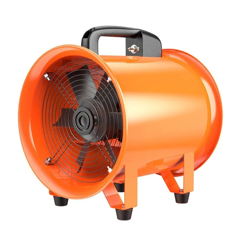 8 inch industrial axial flow fan with titanium steel blades for dust removal and ventilation