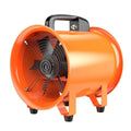8 inch industrial axial flow fan with titanium steel blades for dust removal and ventilation