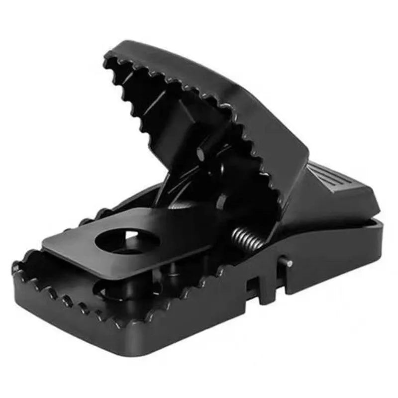 Automatic indoor mouse trap in metal or plastic, shown in small, medium, and large sizes.