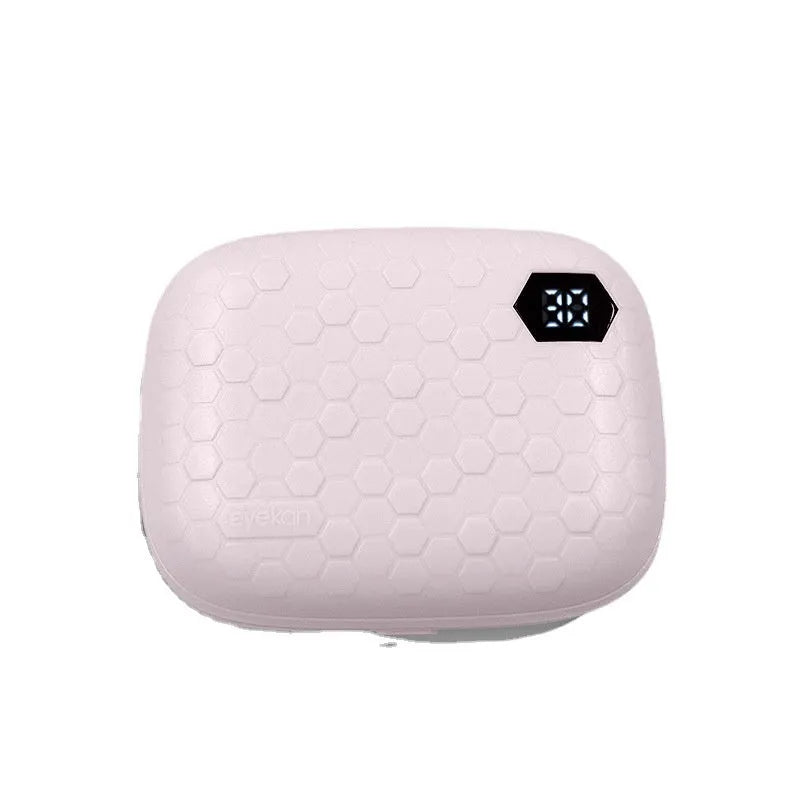 Automatic ultrasonic glasses cleaning machine in pearl white colour, compact plastic design