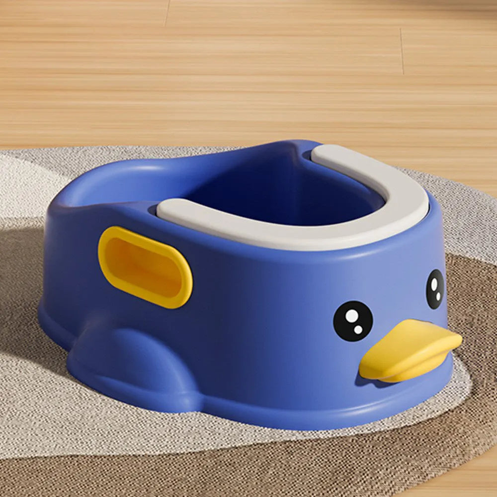 Duck-shaped PVC pet wash tub in blue colour for bathing dogs and cats without electricity