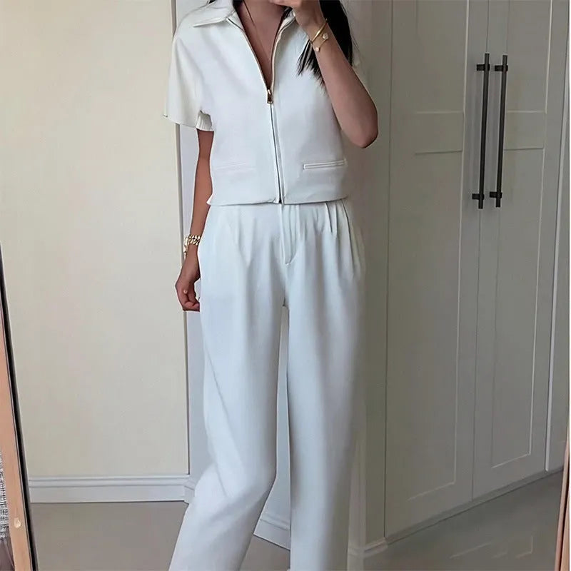 Oversized casual shirt in polyester fabric available in black, white and yellow colours with short sleeves