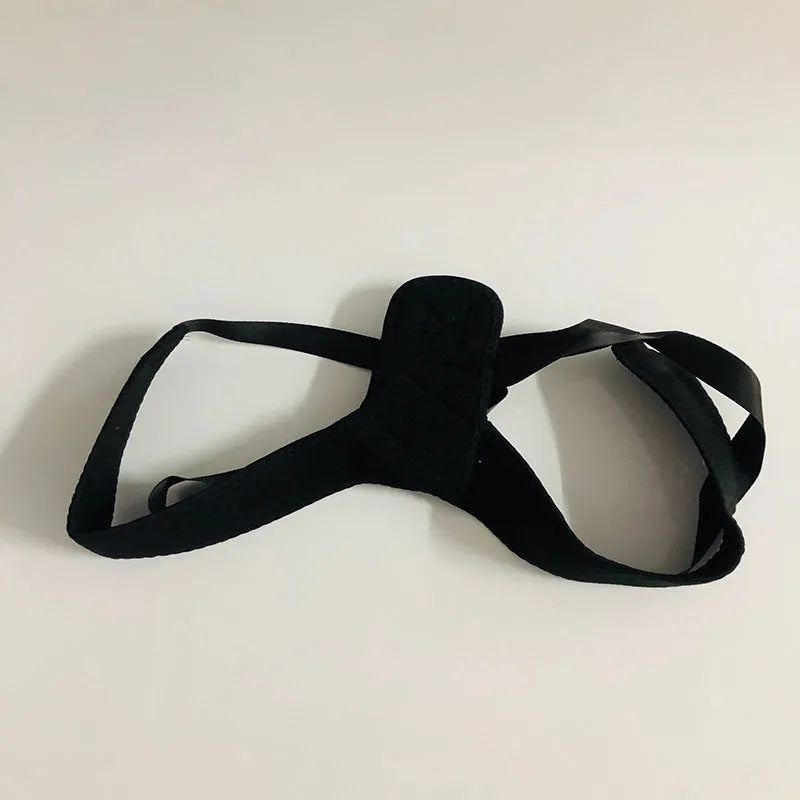 Nylon posture correction band for back support and humpback prevention during sitting