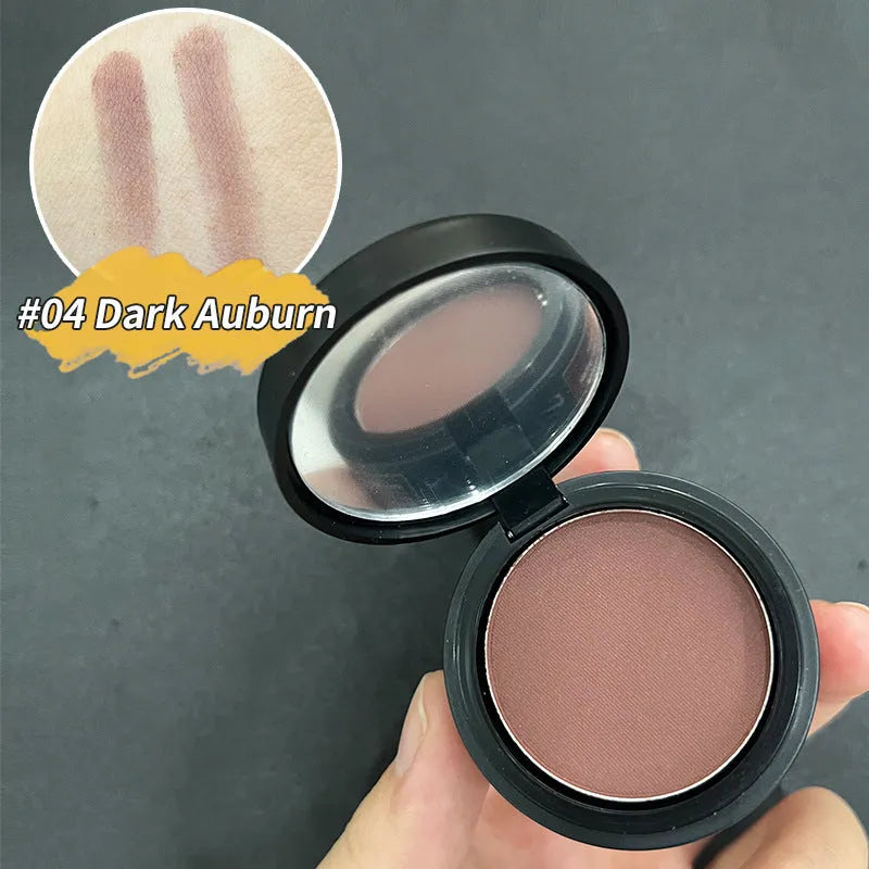 Hairline powder for shadow gap repair with 14 colour classifications including ash brown, auburn, black, and dark blonde