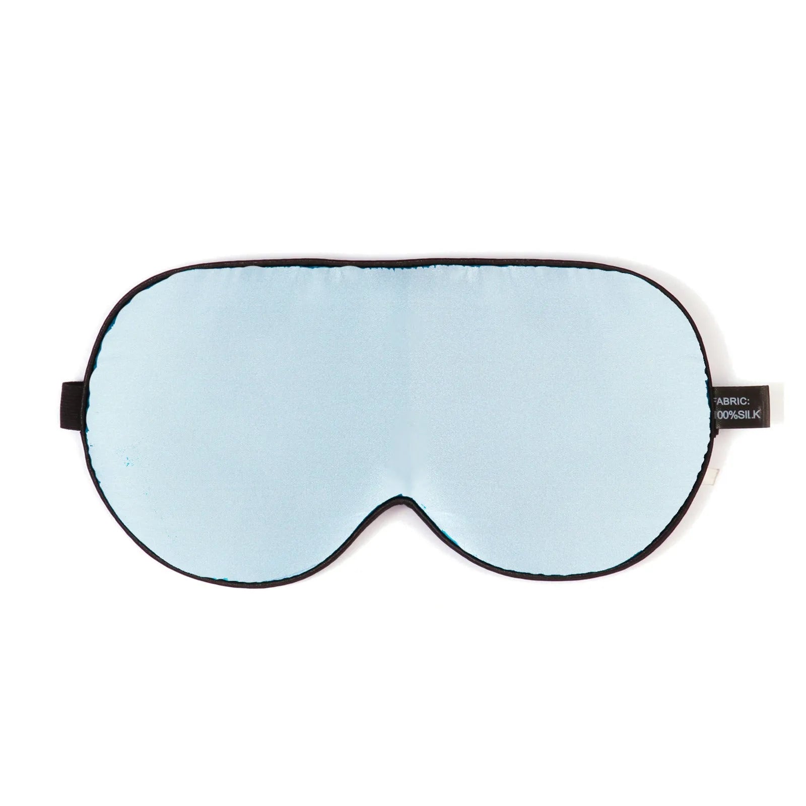 Double-sided mulberry silk eye mask with embroidered print in various colour options