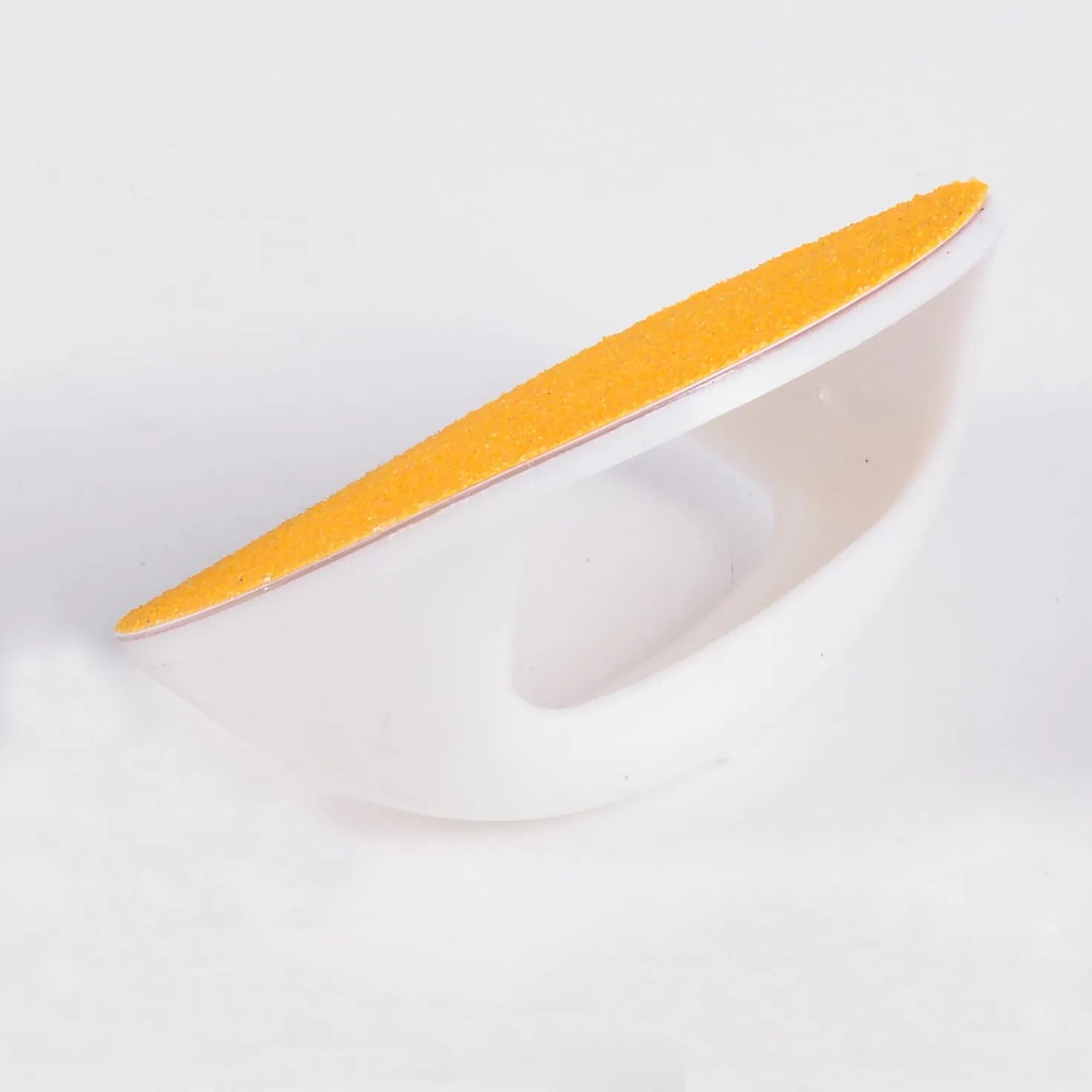Upgraded dog nail file scratch board with ergonomic handle in one of four colours: black, blue, green, or yellow.