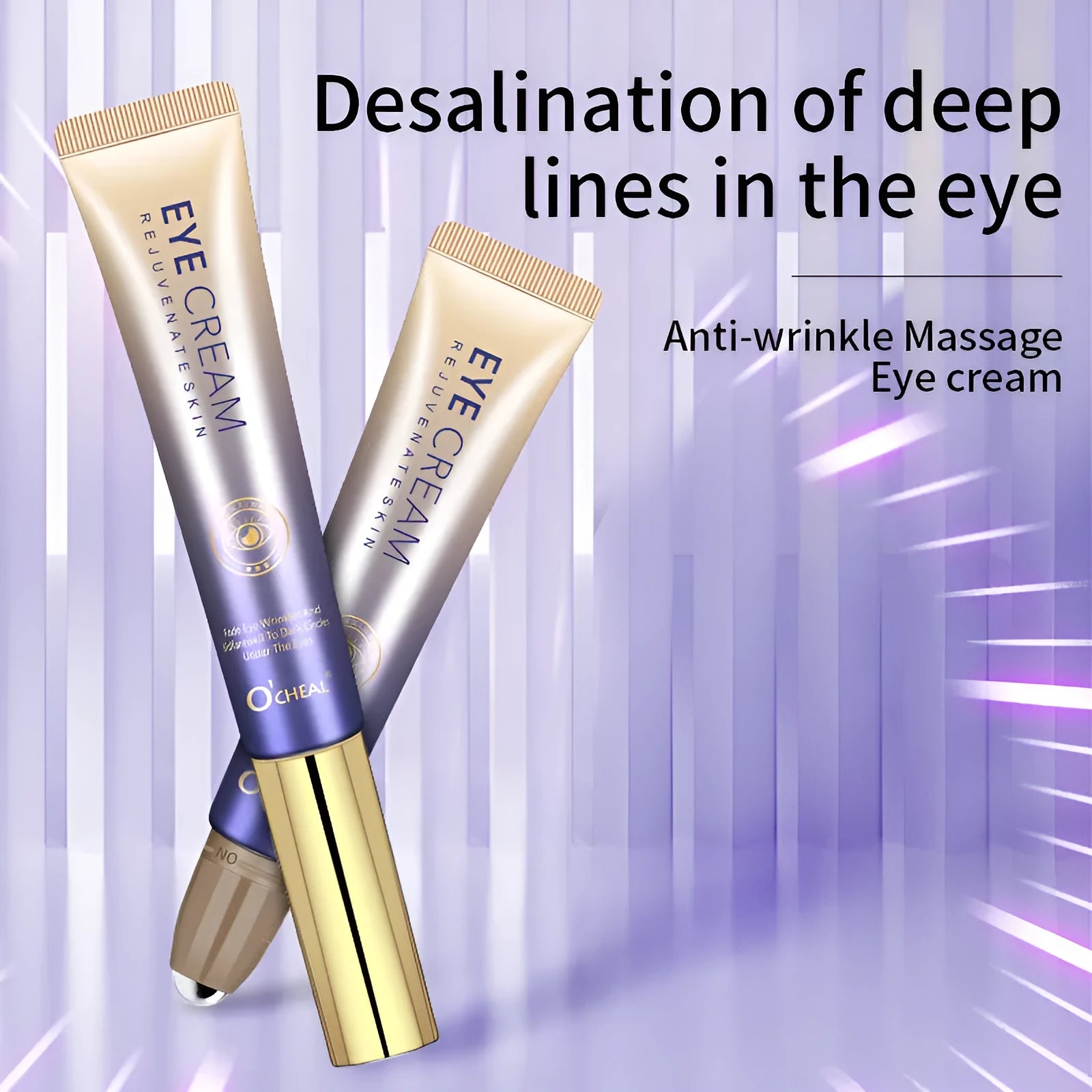 20g ball eye cream jar for brightening dark circles with soft concealer properties