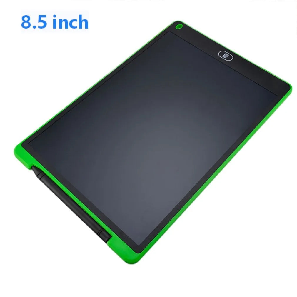 LCD electronic handwriting board for children with stylus pen, available in multiple colours