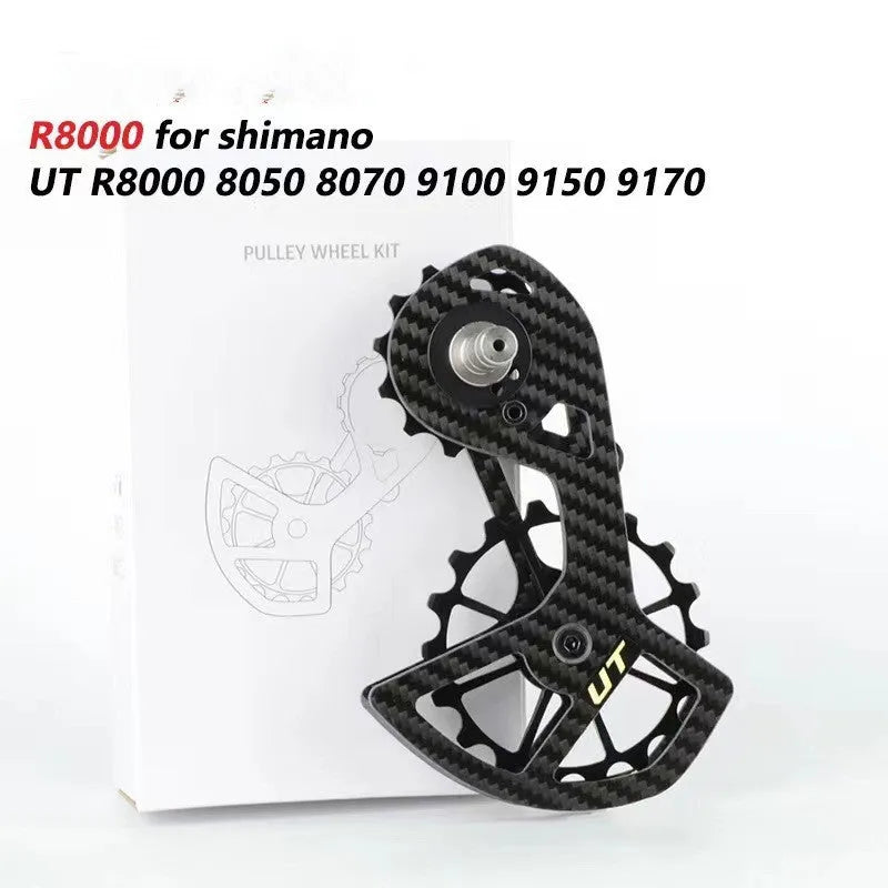 Blueprint rear derailleur large pulley set for Shimano R7000 with 13T and 18T jockey wheels