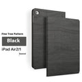 Sapphire blue and black imitation leather iPad protective covers with integrated sleep bracket