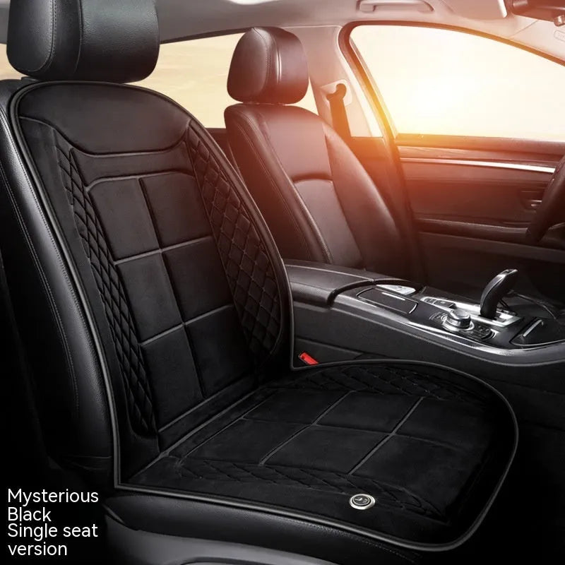 Car heated cushion with automatic heating function for winter use in vehicle