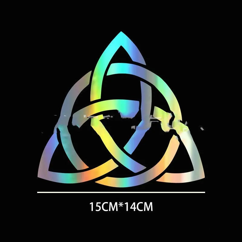 Waterproof adhesive car sticker decal in black, white, or laser colour for automobile windows and bodywork.