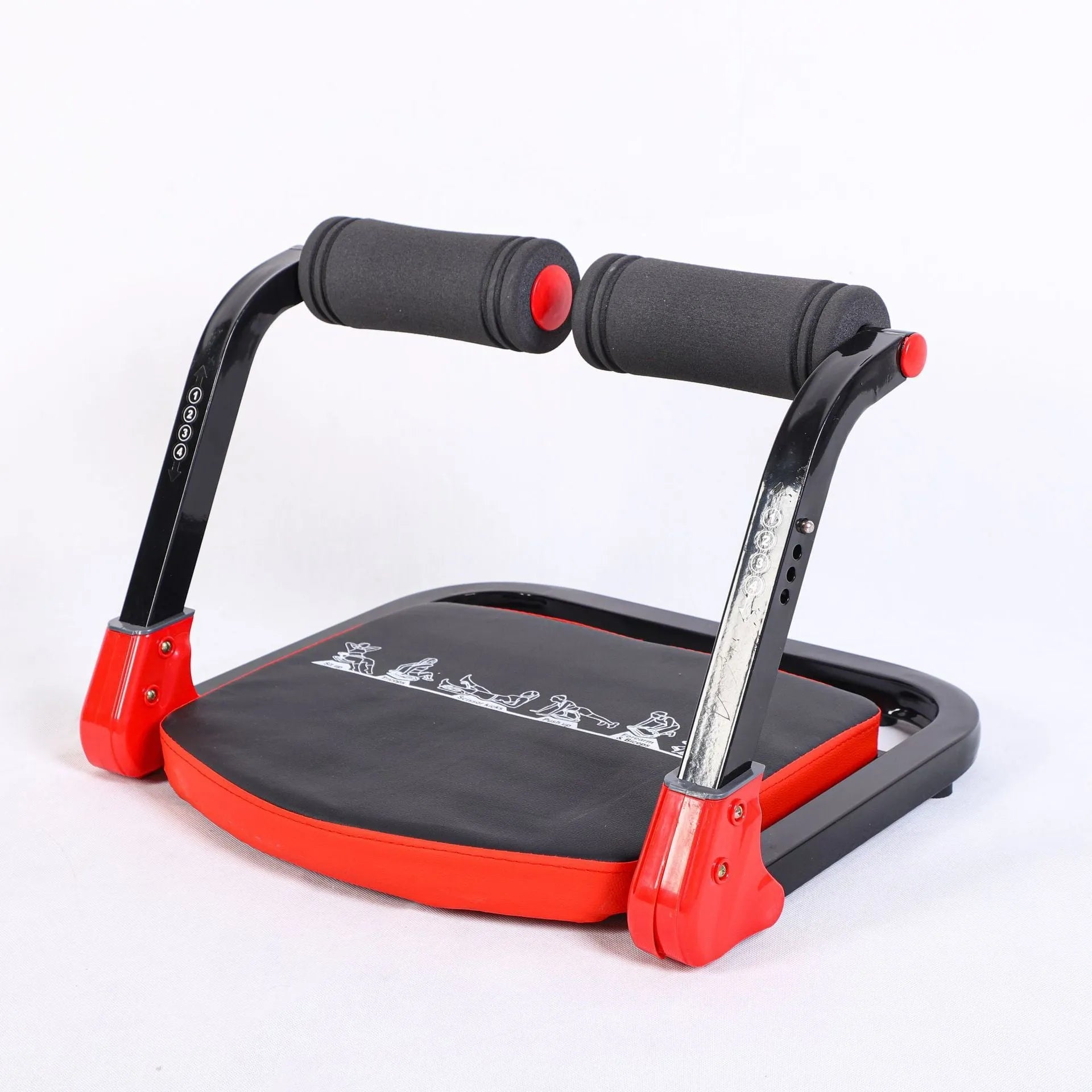 Mini abdominal exercise device in sky blue colour for home fitness