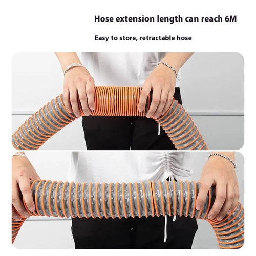 90 degree rotary elbow joint sewage hose shown in 4.5 metre and 6 metre lengths