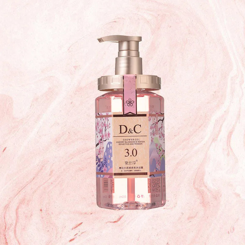 Sakura shampoo conditioner shower gel nursing suite 500ml bottle with cherry blossom formula