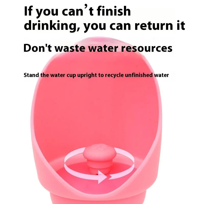 A folded flat and an unfolded silicone pet travel bowl showing its collapsible design.