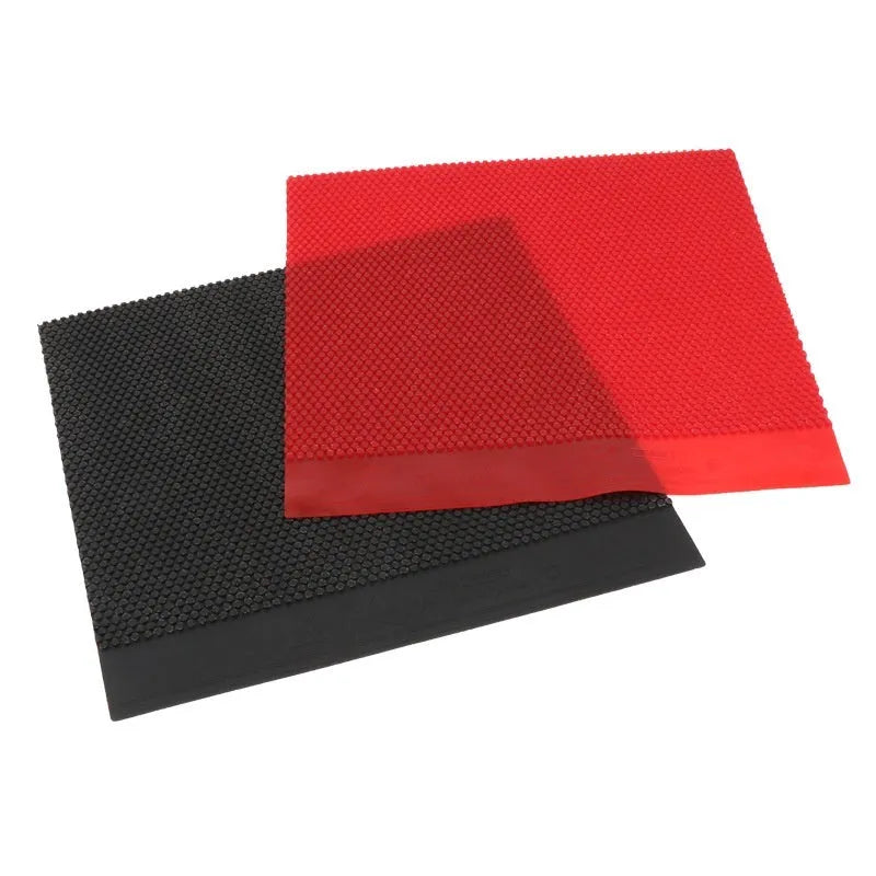 Single sheet of black or red small particle table tennis racket rubber