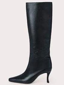 Women's square toe cowboy boots in microfiber available in multiple colours and sizes 35-43