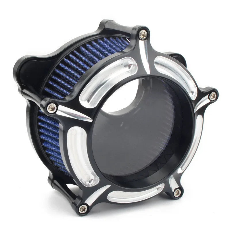MP09-JJL aluminium car air filter kit in blue and black colour option