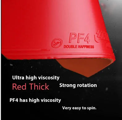Classic-50 fast attack table tennis racket with sticky anti-rubber in red or black thickness options